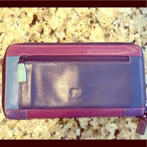 Leather wallet - $15 or free gift w/purchase